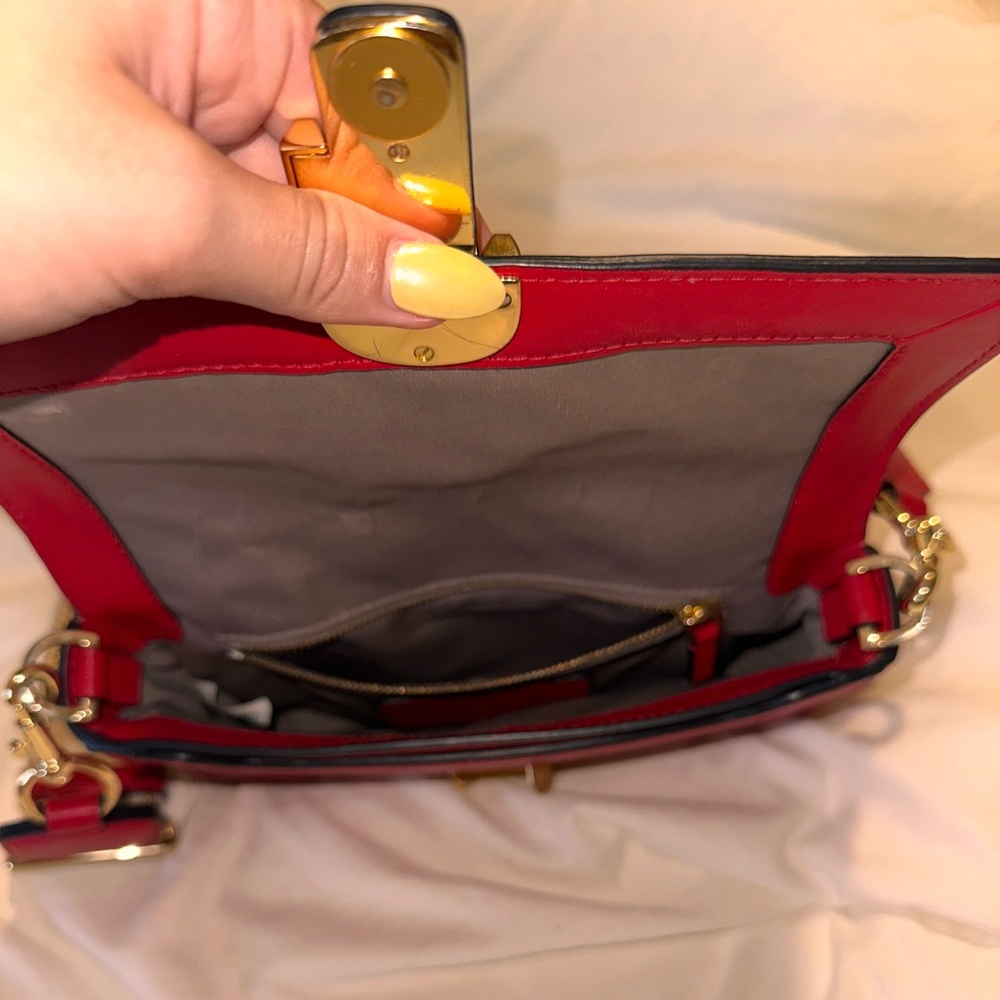 Red Cross Body Purse